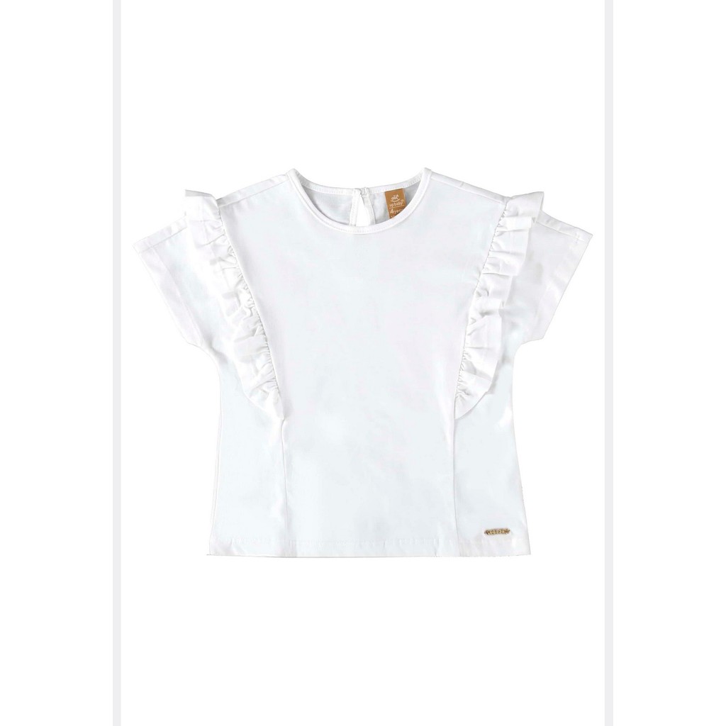 🔥 Blusa Infantil Básica em Meia Malha Up Baby