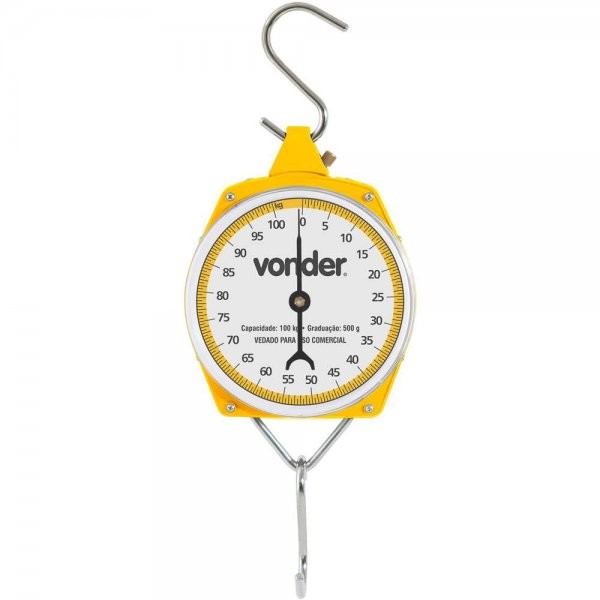 🔥 Balança Suspensa 100 kg Tipo Relógio Analógico Vonder