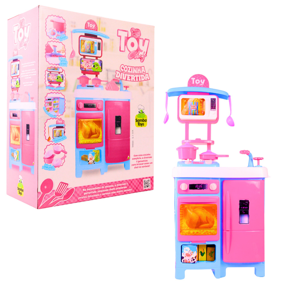 🔥 Cozinha Divertida Toy Chef 0575 – Samba Toys
