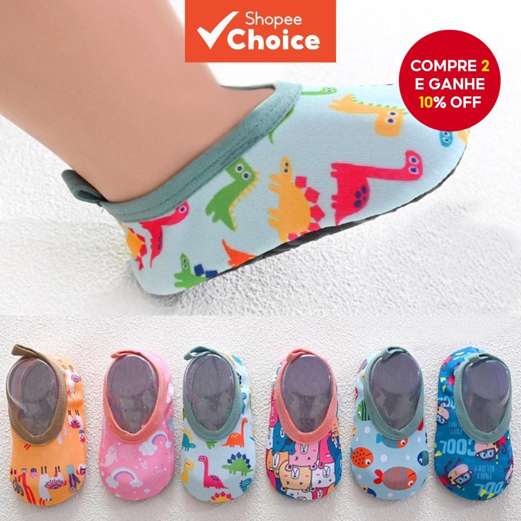 🔥 Tênis de Praia Kids Water Sports Nadar Pescar Mergulho para Crianças e Baby Girl Internos Externos