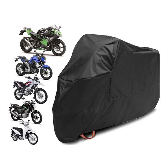 🔥 Capa Para Cobrir Moto 100% Couro Impermeável Protege Contra Sol Chuva Granizo Riscos