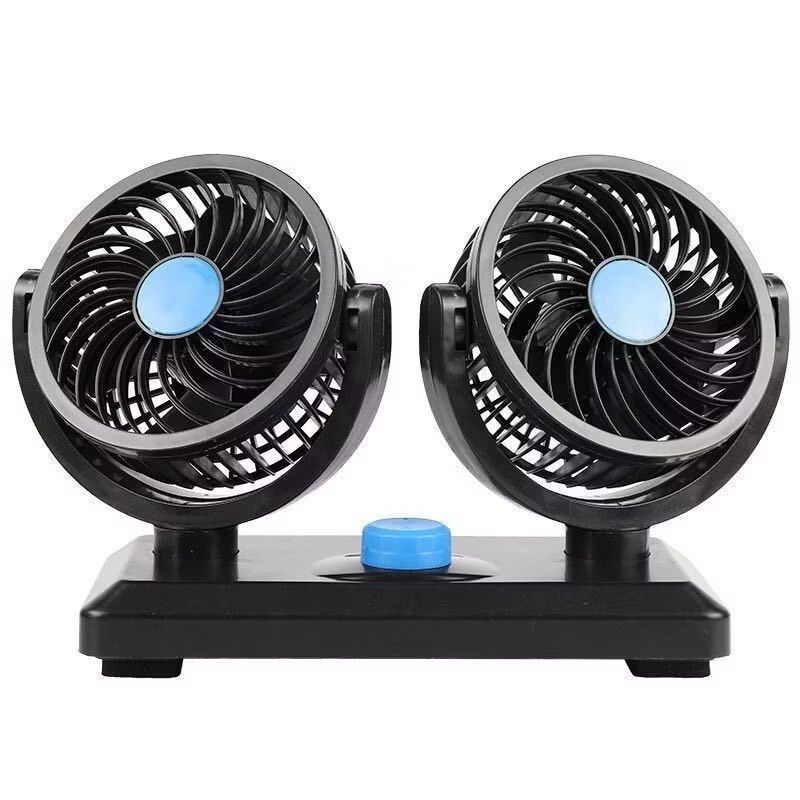 🔥 Ventilador Automotivo Duplo 24v Ajustável 2 Velocidade Carro