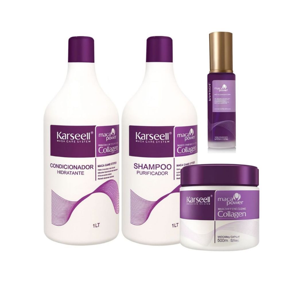 🔥 kit Matizador Platinum Cabelos Loiros Kit 4 Produtos Cabelos Loiro Branco Grisalho