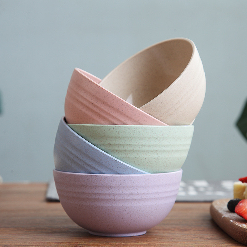 🔥 Kit 10 Tigelas Bowl Bambu Ecológico Cumbuca Sobremesa Bowls Tigela Alimentos