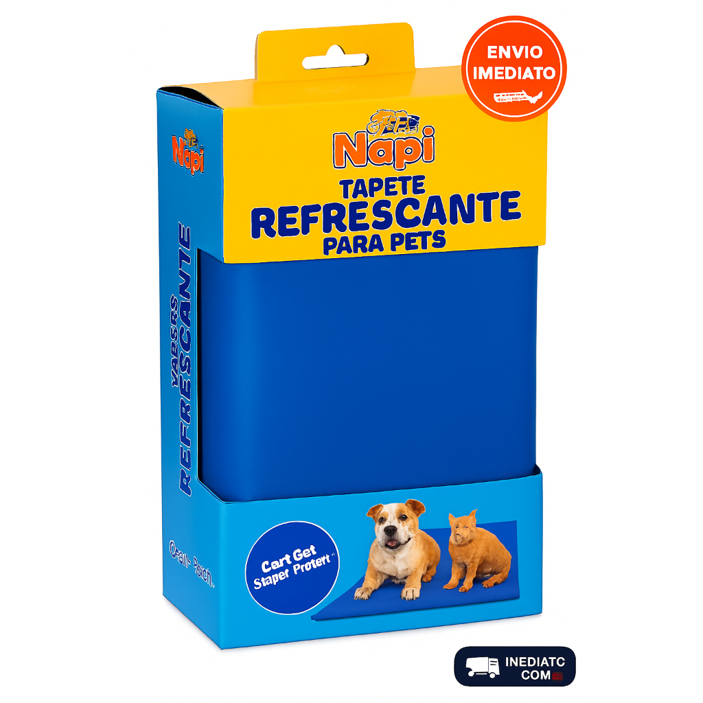 🔥 Tapete Gelado Colchonete Cama Cachorro Gato Pet Animal Refrescante Resistente