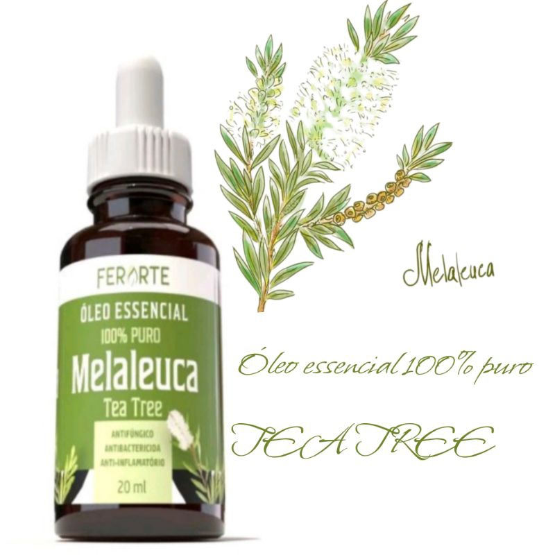 🔥Óleo essencial de melaleuca tea tree 20ml micose, cuidados intimos