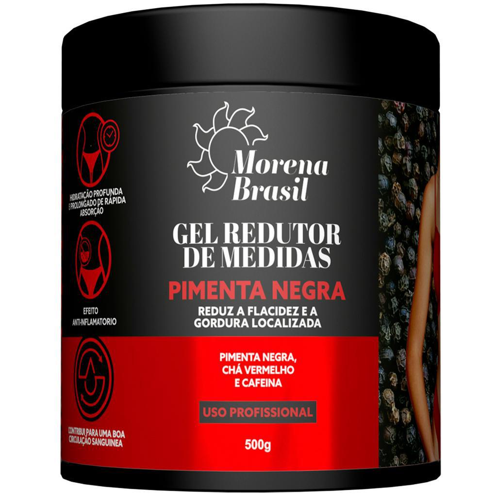 🔥 Gel Redutor de Medidas Pimenta Negra Morena Brasil