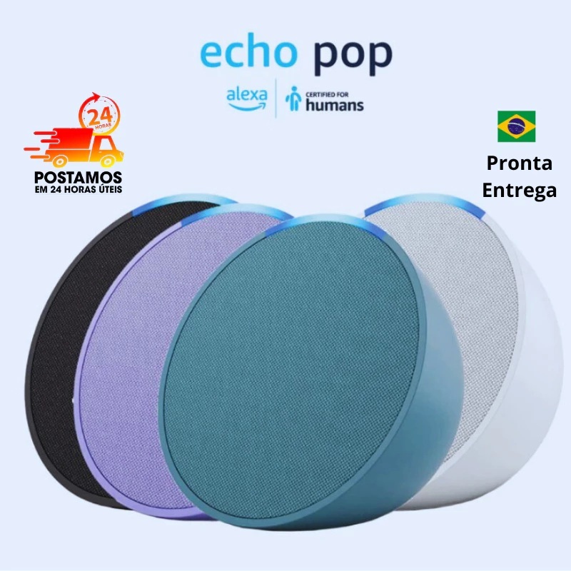 🔥Amazon Alexa Echo Pop Assistente Virtual Smart Speaker Original
